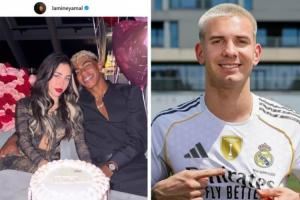 娱记辟谣亚马尔女友出轨马斯坦托诺：无凭无据，只是参加生日派对