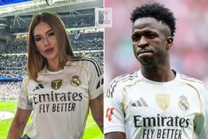 终于有伴了？维尼修斯绯闻女友现身伯纳乌 26岁的她是3个孩子的妈