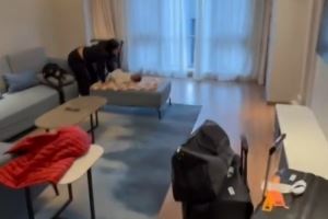 租金多少？杰曼晒首钢为他全家准备的公寓：两室两厅两卫开放厨房